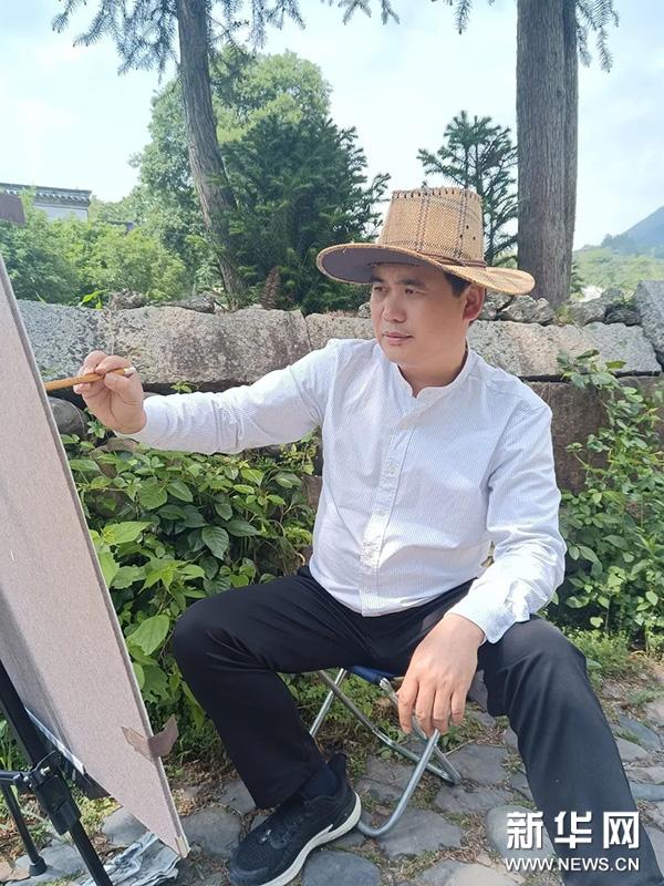 泾县中国山水画,泾县风景写生