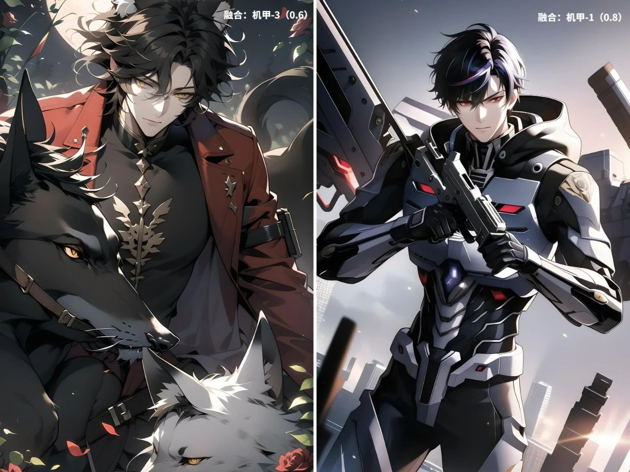 ai水彩漫画人物,ai绘画动漫女主