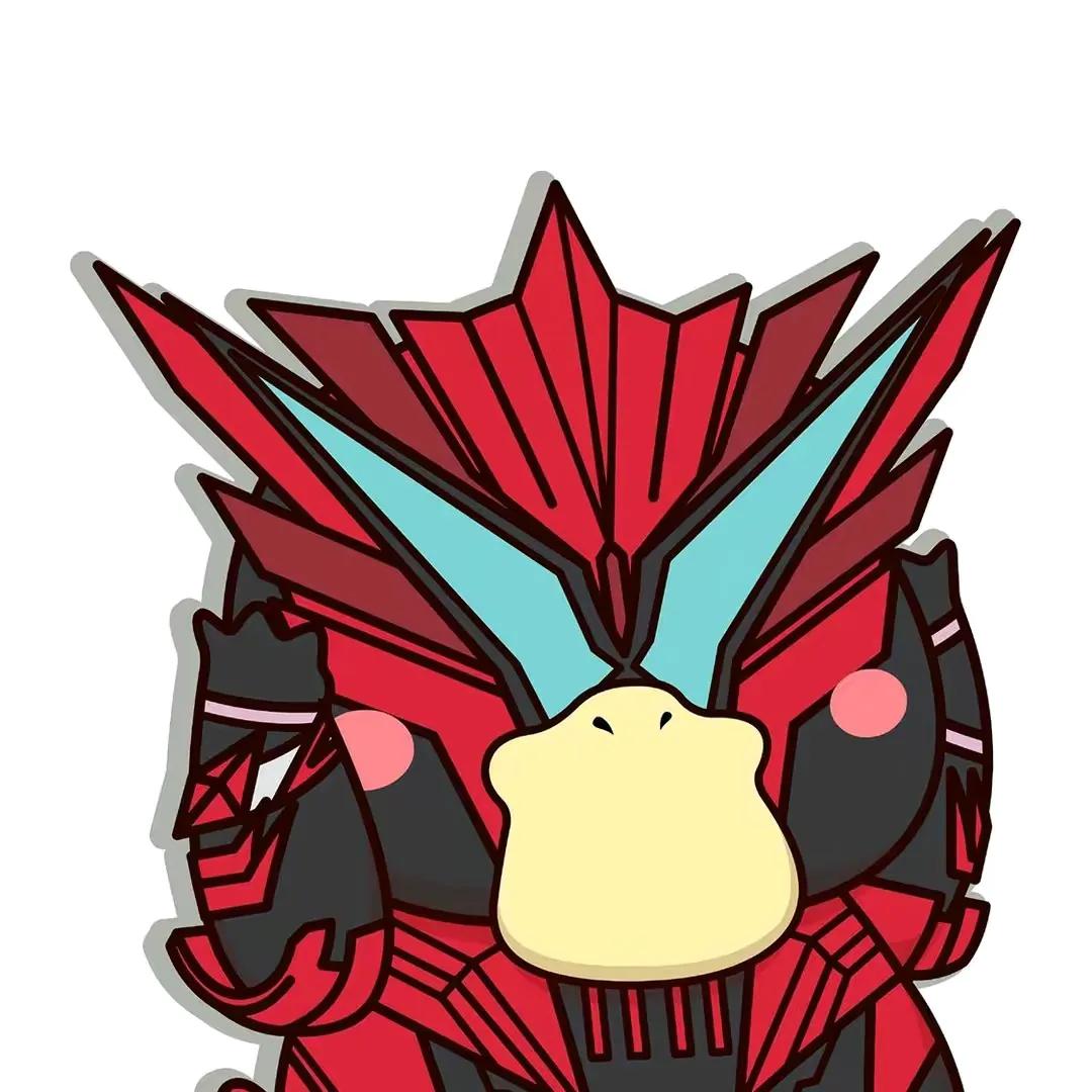 可爱可达鸭头像大全,各种可达鸭头像