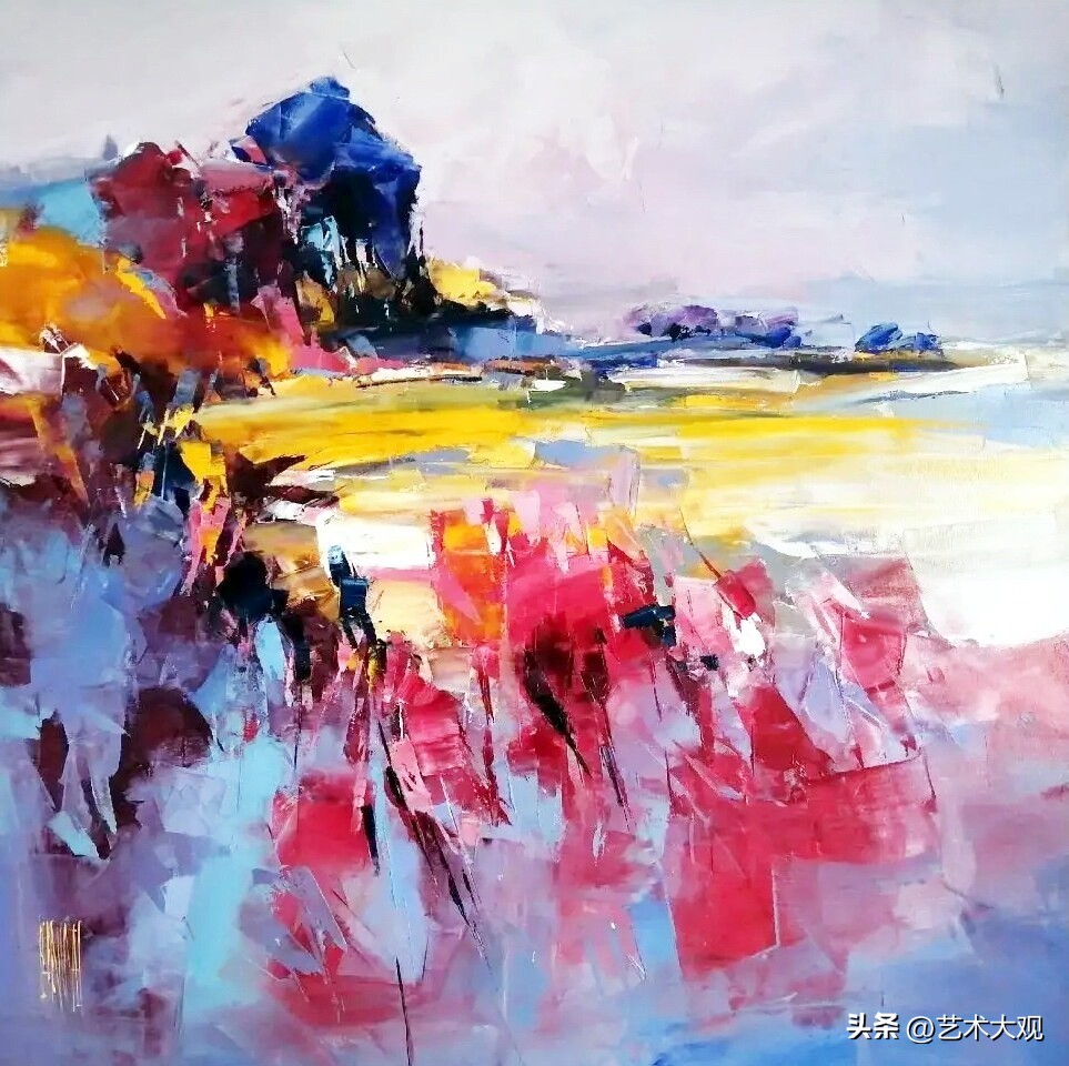 埃里克科佩尔风景油画作品欣赏,欧洲海滩风景油画作品欣赏