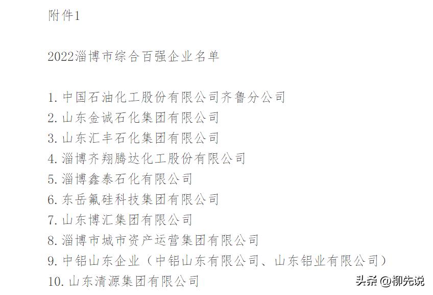 烧烤只是副业！山东淄博企业排名公布，当地真龙头年收入超800亿
