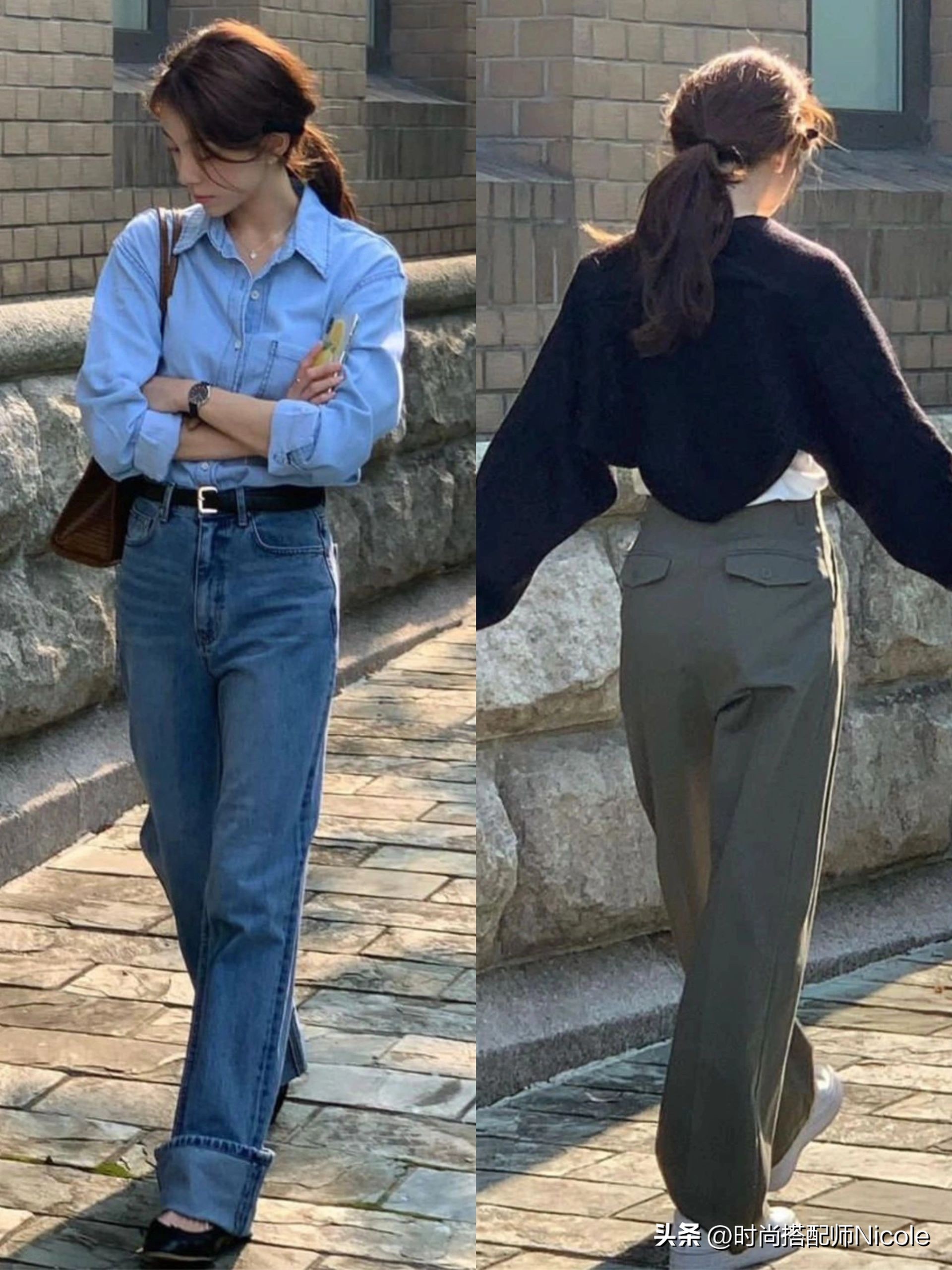 韩系女性穿搭简单好看,韩式穿搭怎么搭