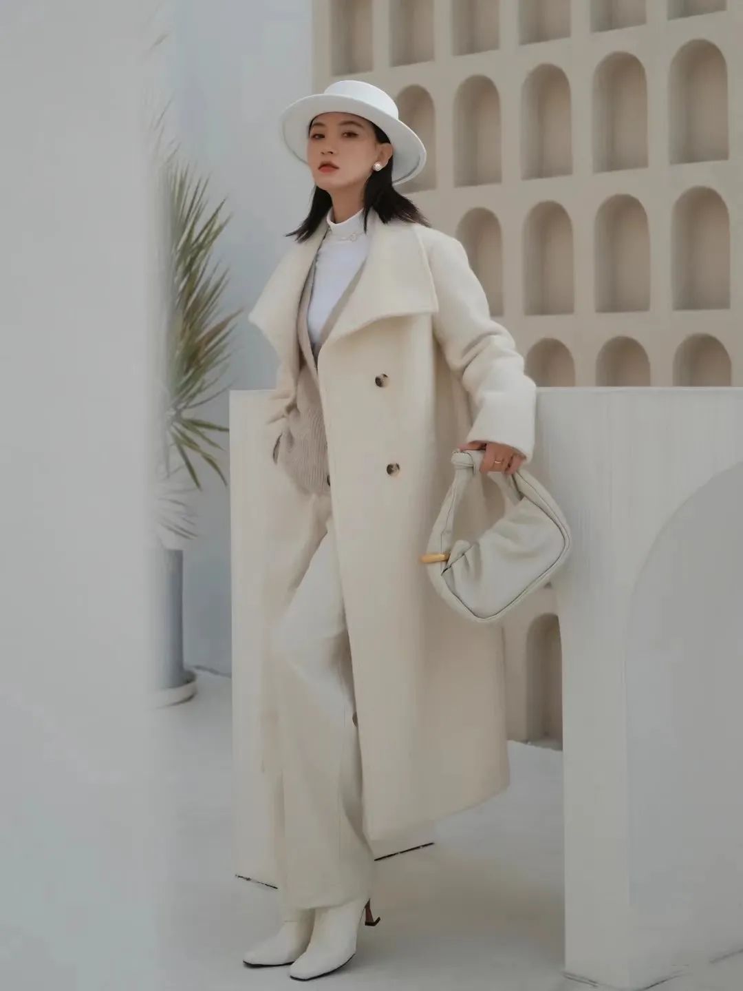 显瘦垂感阔腿慵懒风裤,阔腿裤垂坠感显腿细牛仔裤