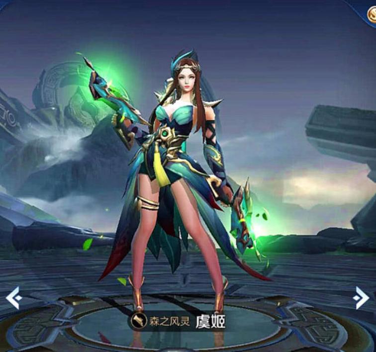 王者荣耀里的虞姬为什么这么强,王者荣耀虞姬的变化史