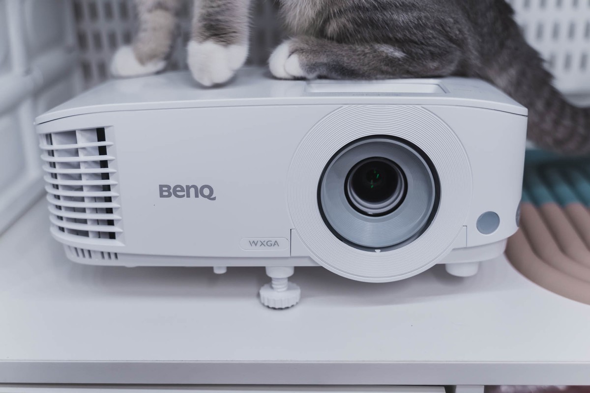 明基mx560使用无线投屏器,明基ms560投影效果