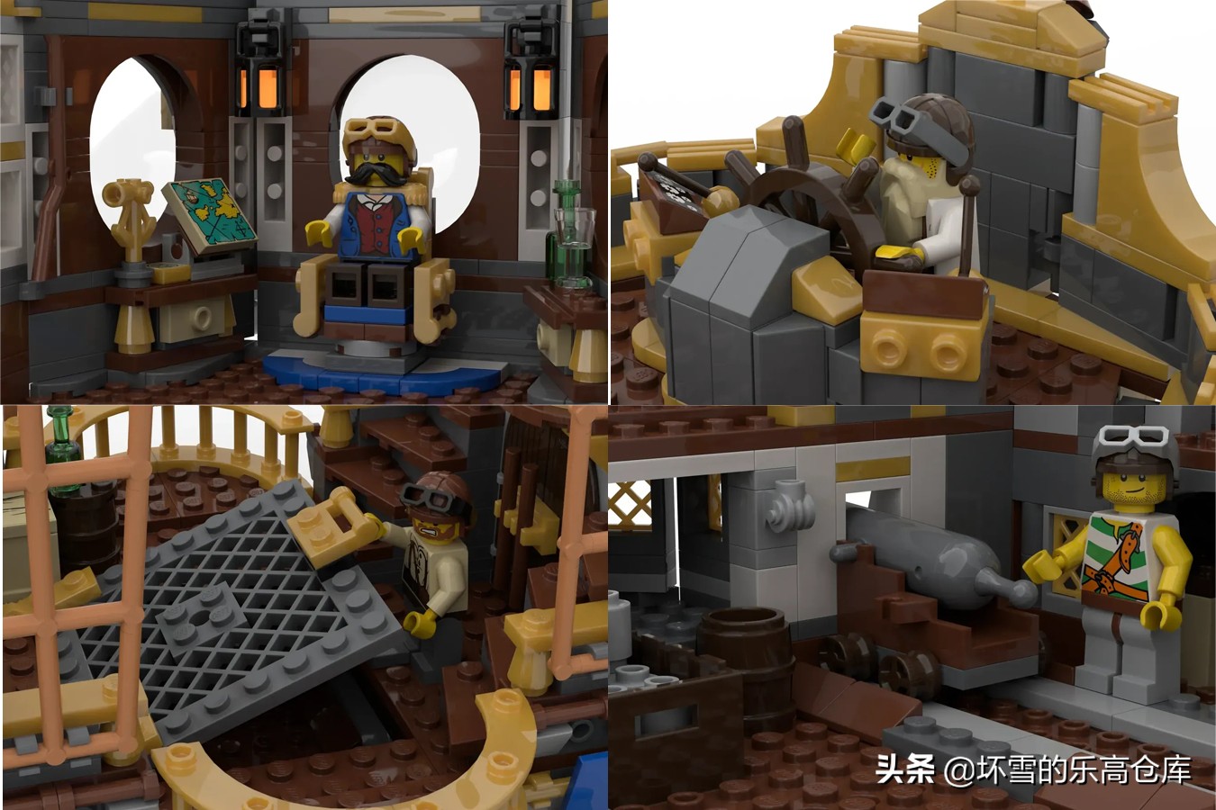 落选的参赛作品,乐高蒸汽飞艇