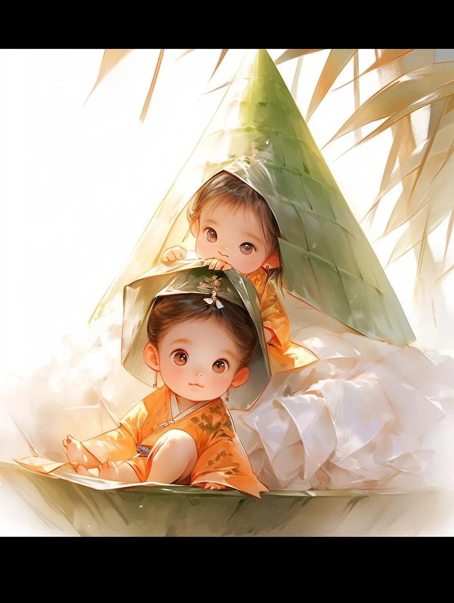 端午节怎么发朋友圈带图片,端午节精美配图