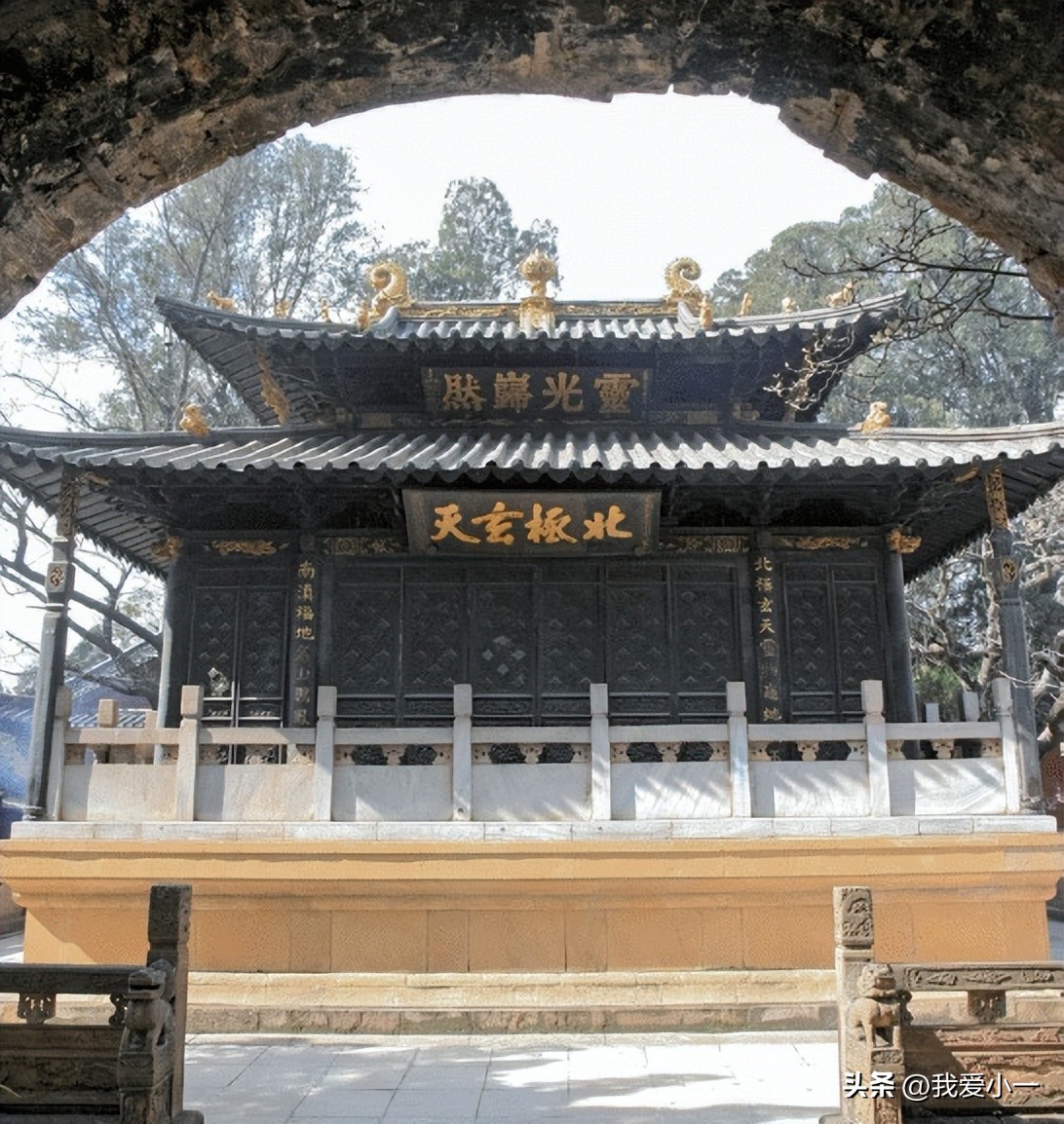 云南昆明古建筑群图,云南省昆明市官渡古镇古建筑