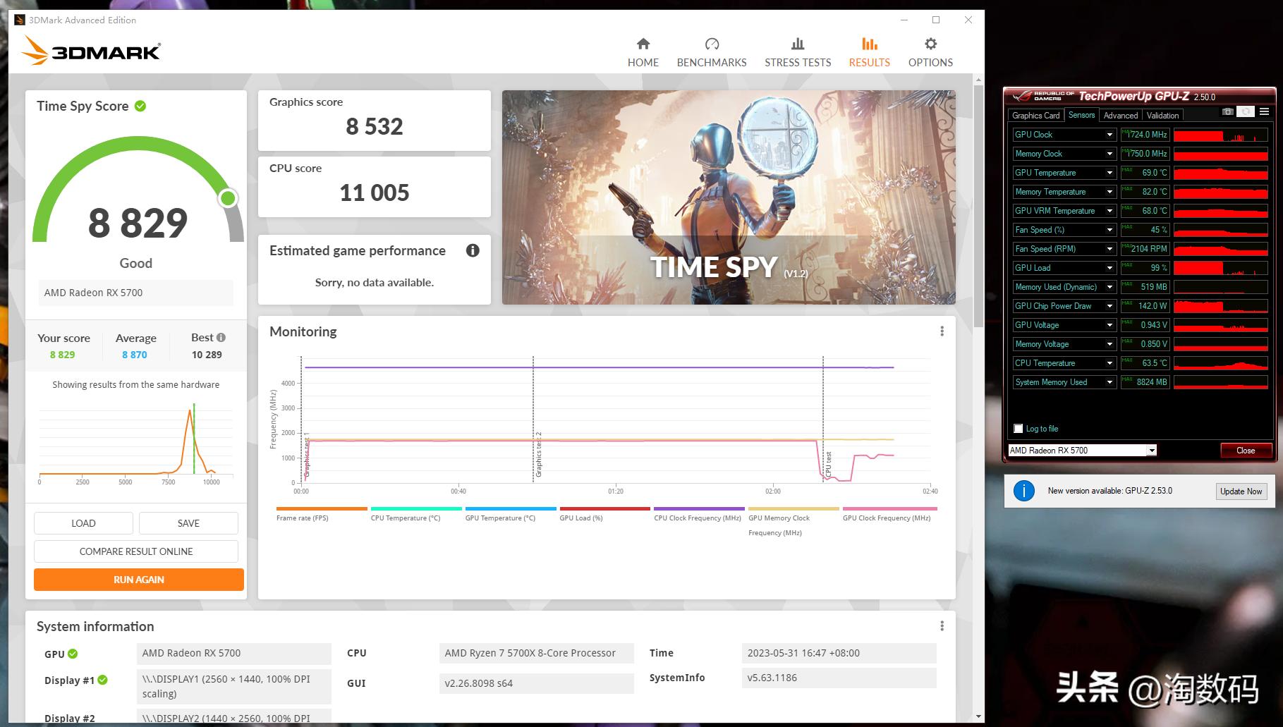 头铁矿卡配矿电:¥666块华硕RX5700+¥109块鑫谷金牌1250W装个机
