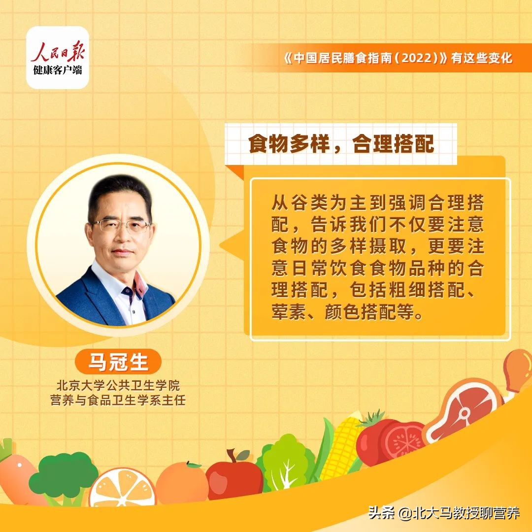 新版膳食指南每日三餐合理食谱,膳食指南每天不重复的食物种类
