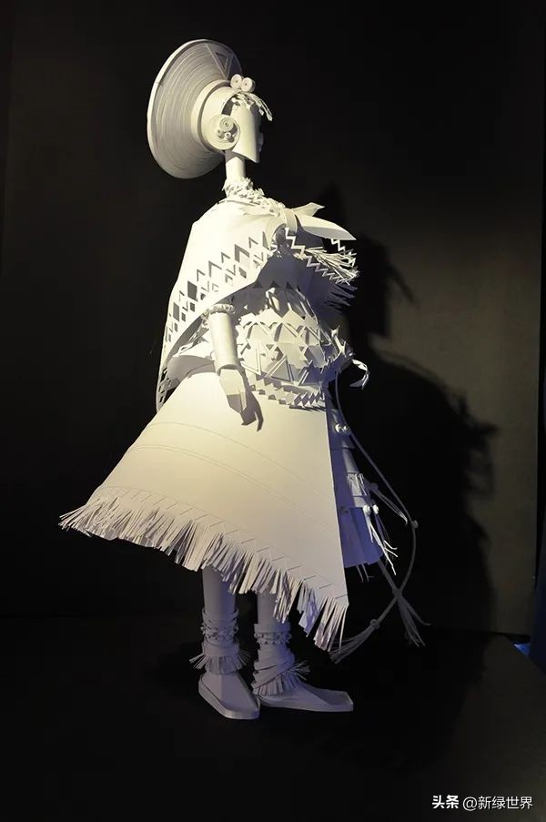 纸艺作品绘画,千变万化的纸艺术作品