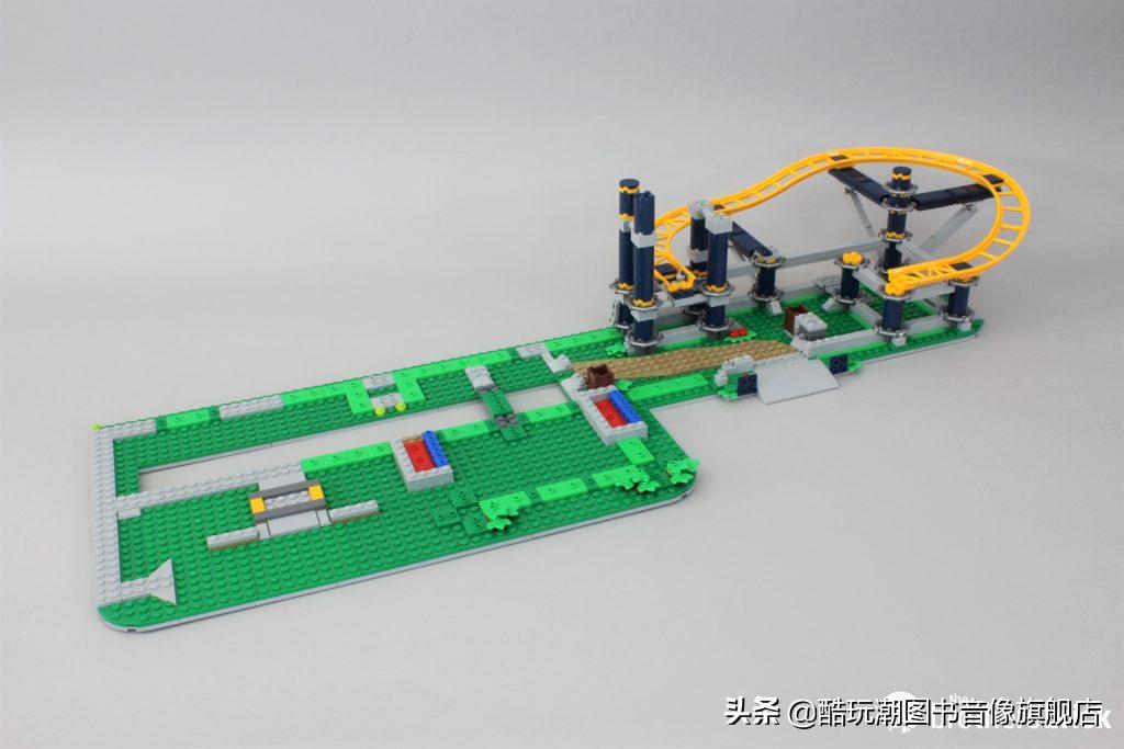乐高翻滚过山车开箱并拼装,乐高过山车10303开箱
