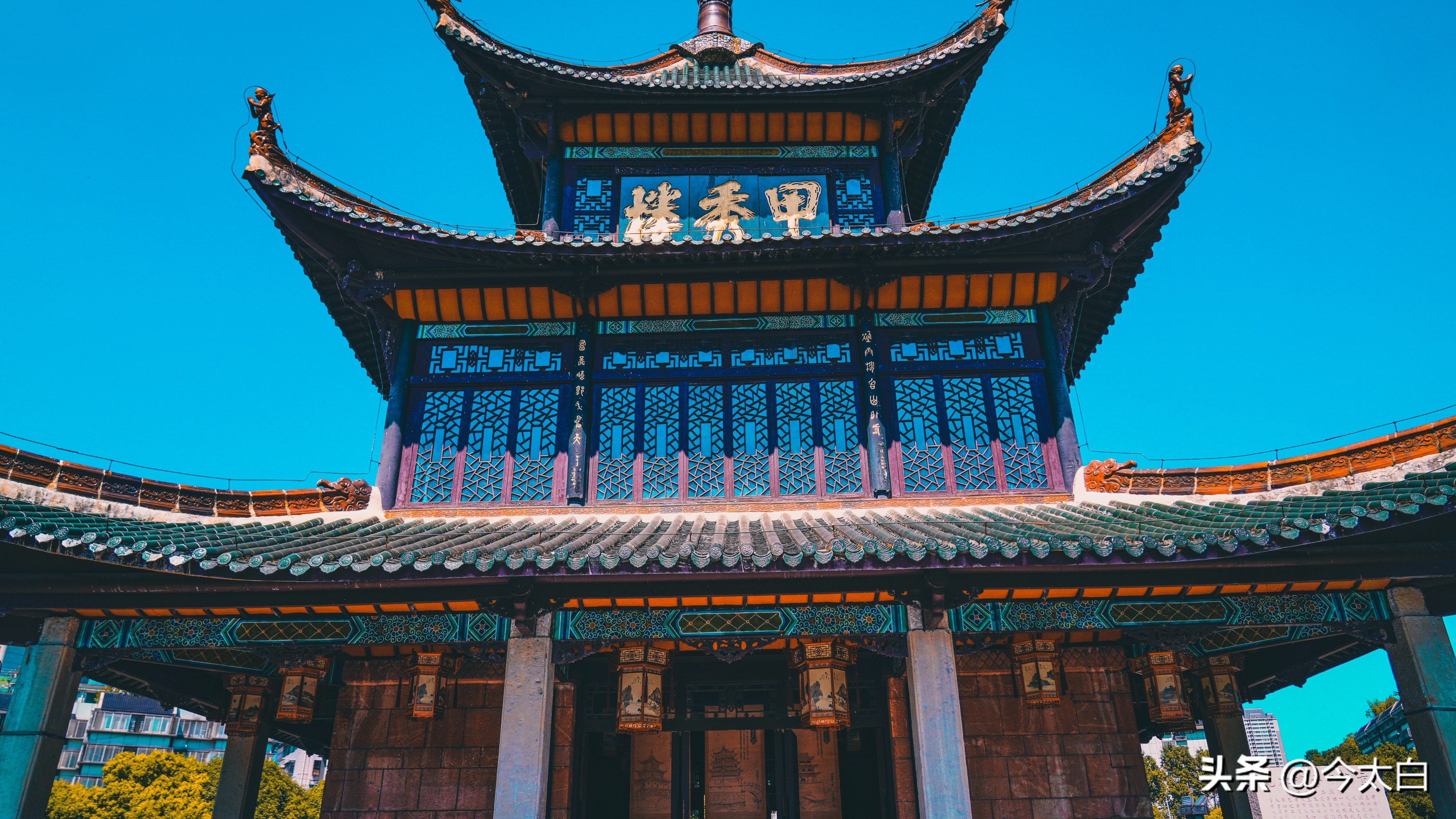 中国三大名楼照片及简介,九十年代中国四大名楼