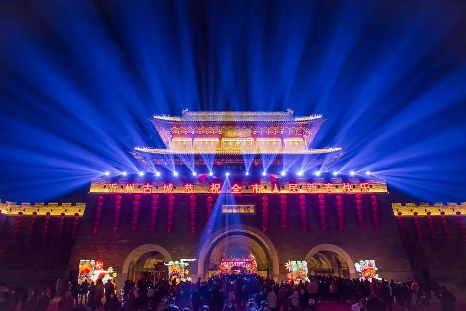 水韵琅琊夜游沂河在临沂哪里,水韵琅琊夜游沂河文旅综合体