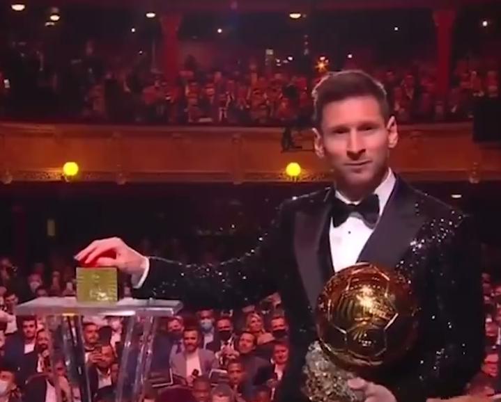 金球奖2023得主梅西表现,金球奖2023梅西获奖照片