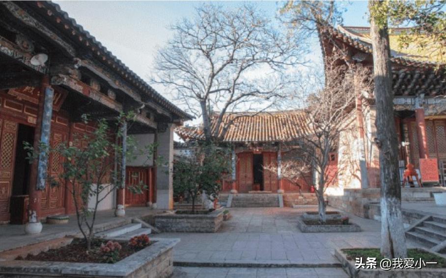 云南昆明古建筑群图,云南省昆明市官渡古镇古建筑