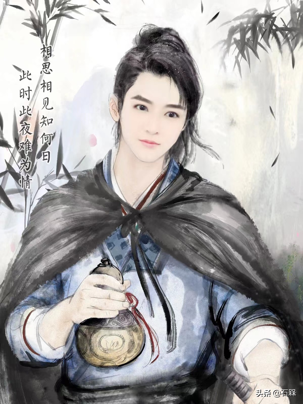 万里石,万里悲秋常作客百年多病独登台