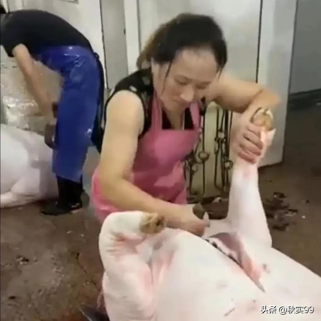 做个女屠夫,38岁女子干了14年屠夫每个月赚3万