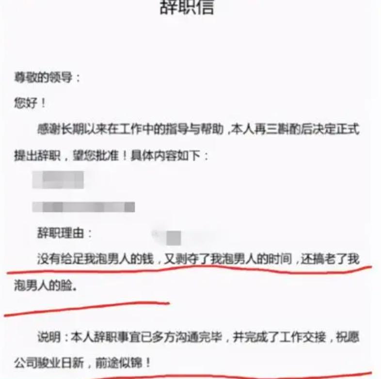 00后霸气辞职信走红,00后最嚣张的辞职信
