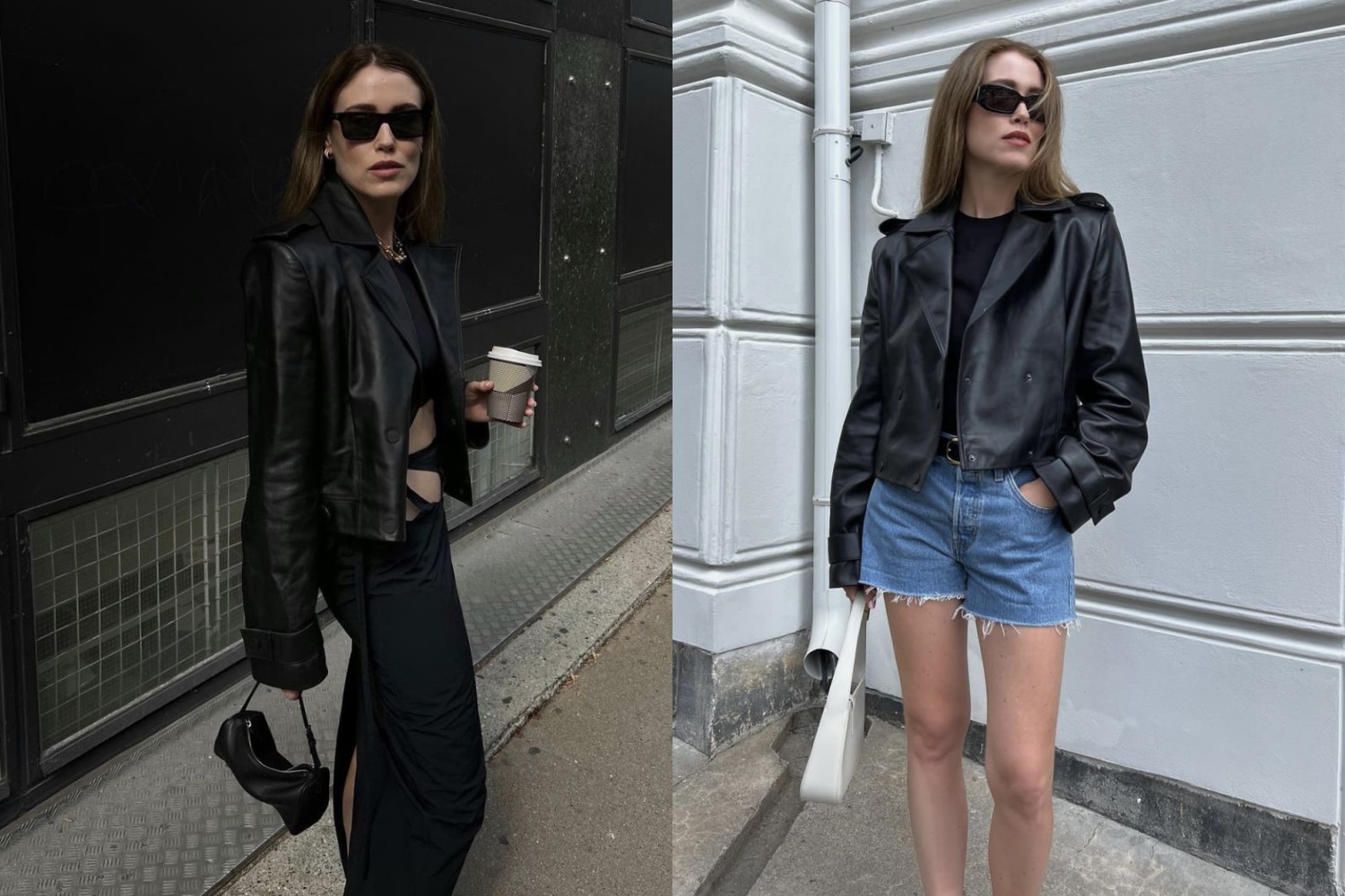 好看的西装外套街拍,秋冬高级穿搭街拍西装