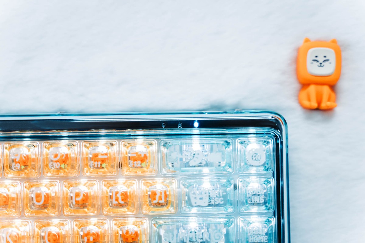 洛斐元气橙键盘,洛斐迷雾机械键盘