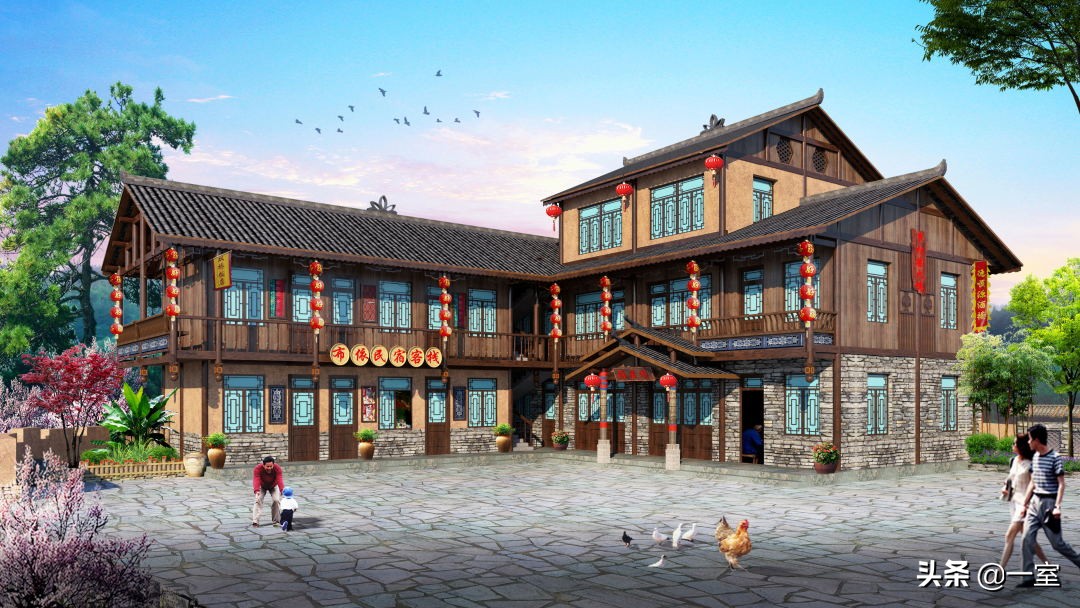 乡村振兴民宿设计,乡村民宿设计效果图