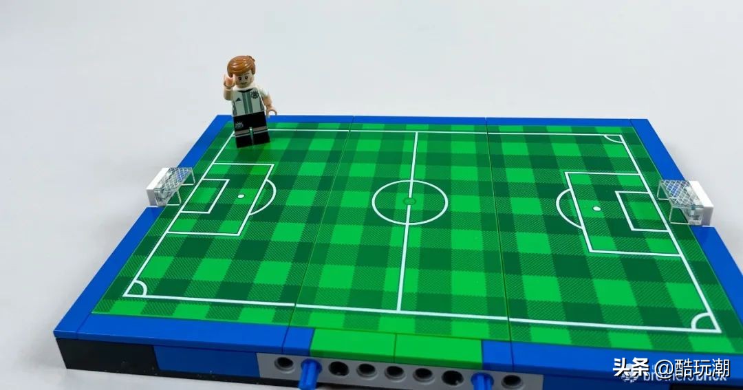 乐高伯纳乌足球场3800块,乐高皇家马德里球场