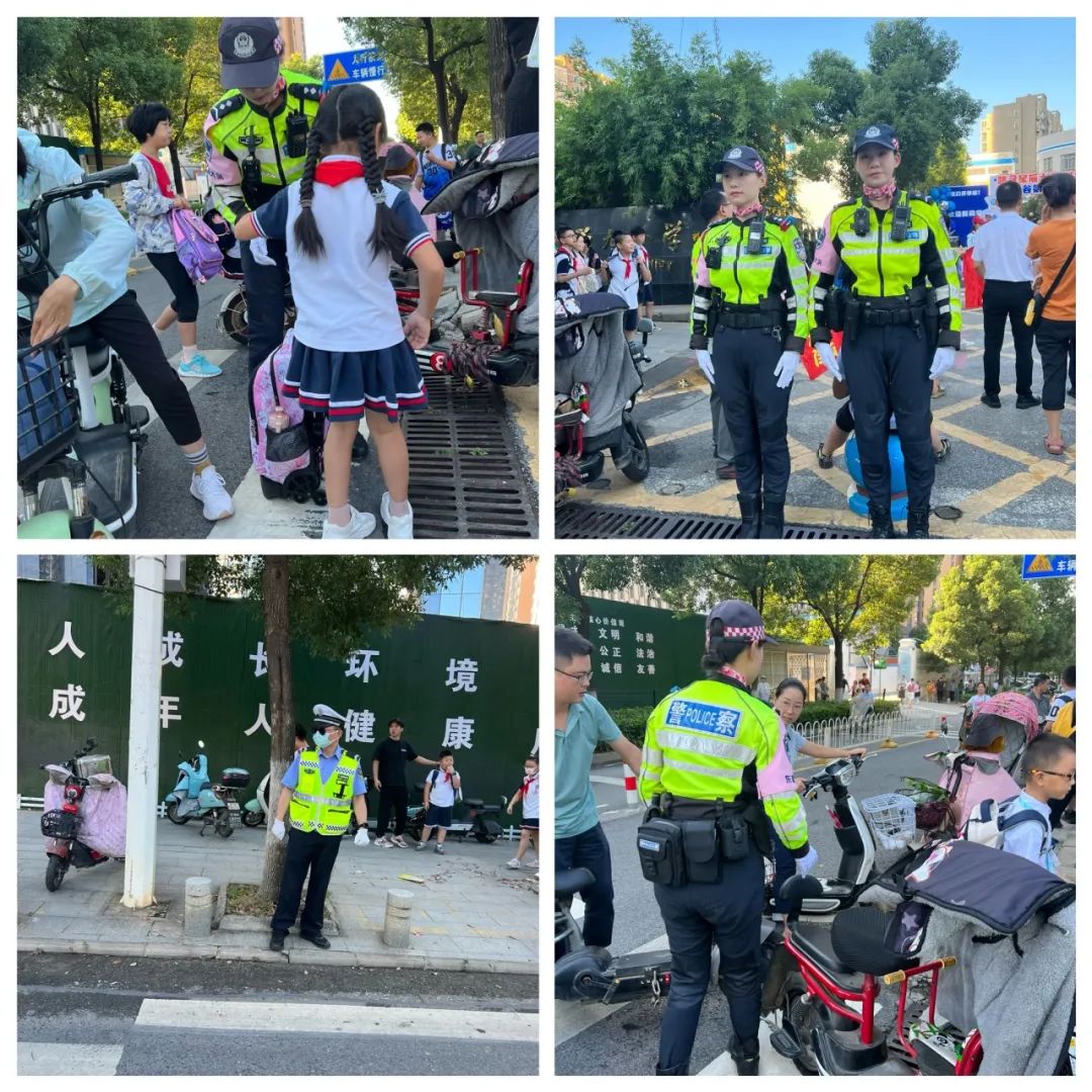 进学校宣传交通安全知识,连续两日进学校开展交通安全宣传