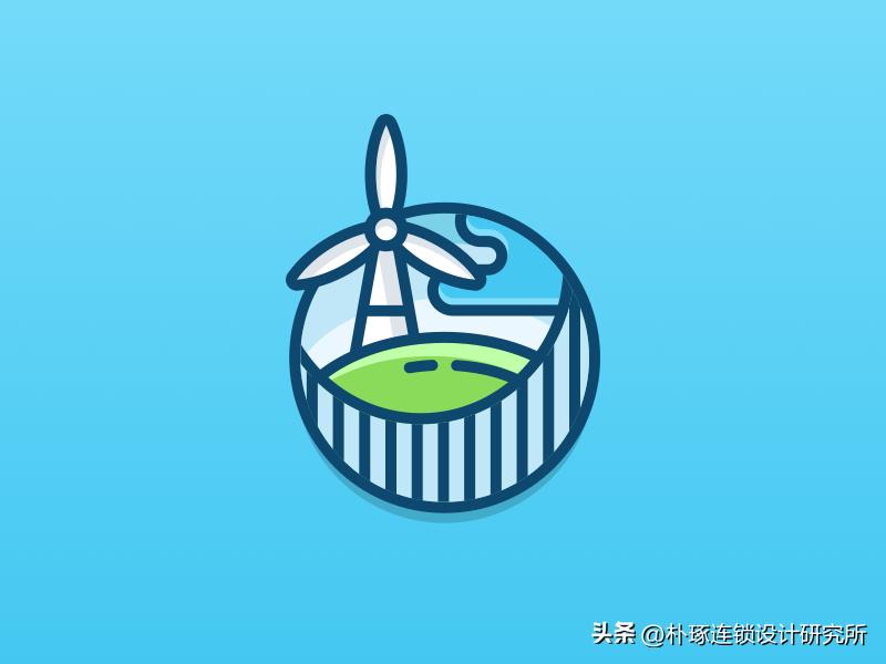 标志设计元素组合,创意几何标志设计