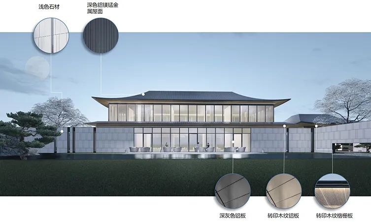 建筑铝材幕墙效果图,建筑装饰铝板设计加工