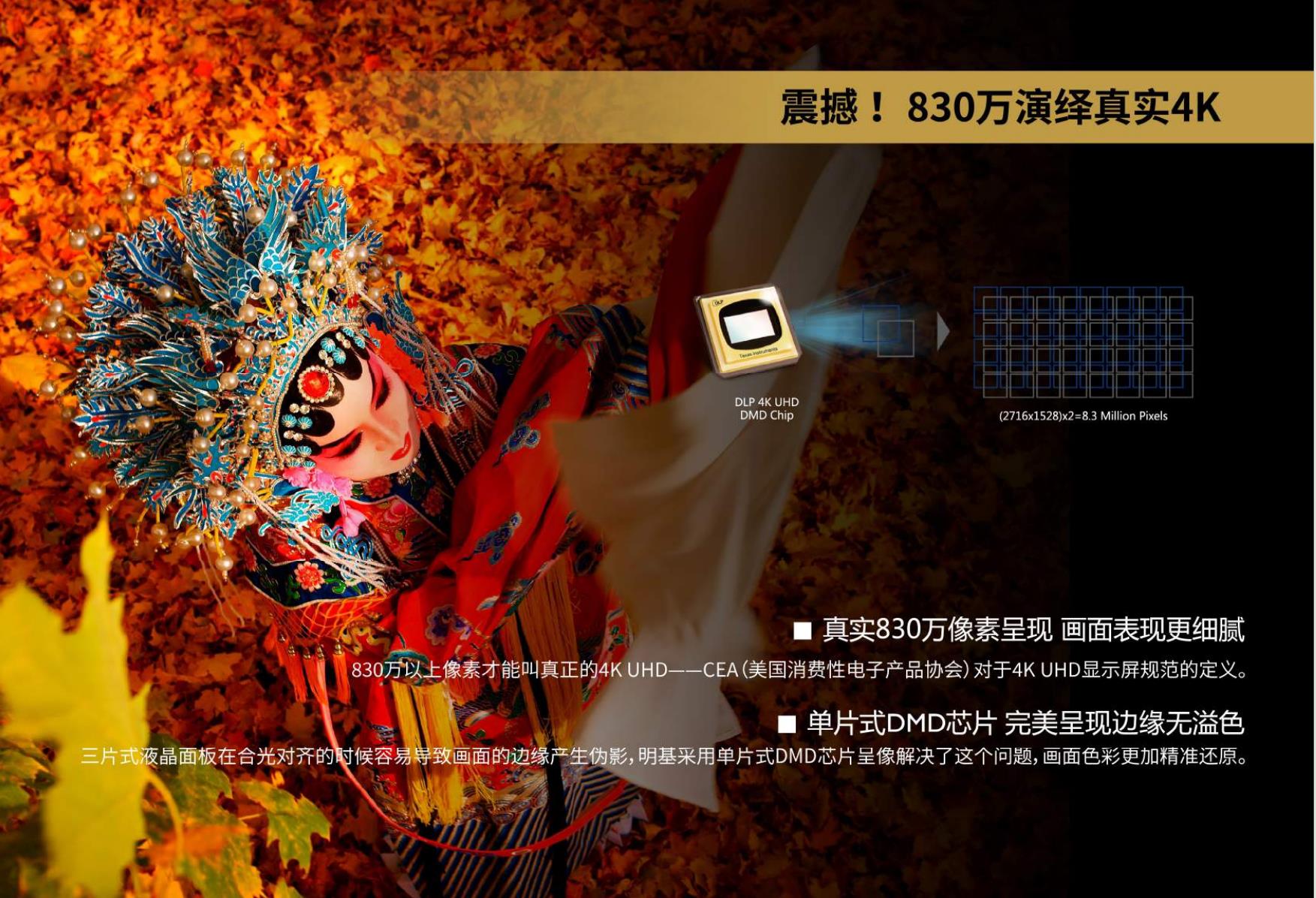 爱普生tz3000和明基4550,同价位投影仪和显示器