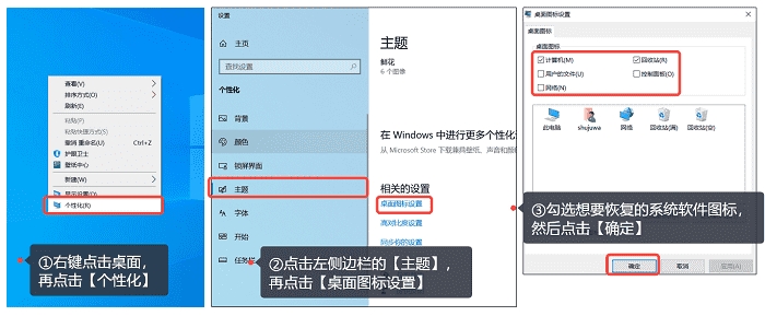 win10电脑桌面浏览器图标不见了,电脑桌面的图标不见了该怎么恢复