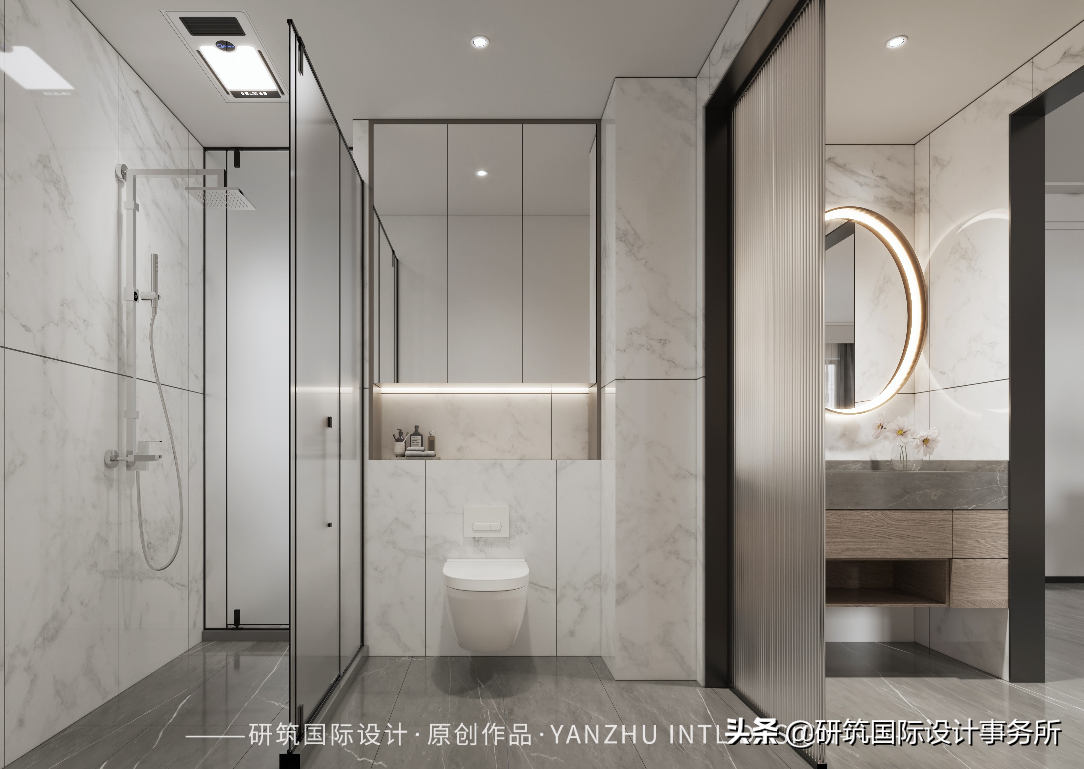 89㎡现代轻奢｜灰调木色简单大方增加空间层次感