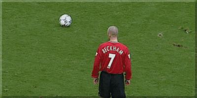 贝克汉姆惊天吊射,贝克汉姆的惊世任意球