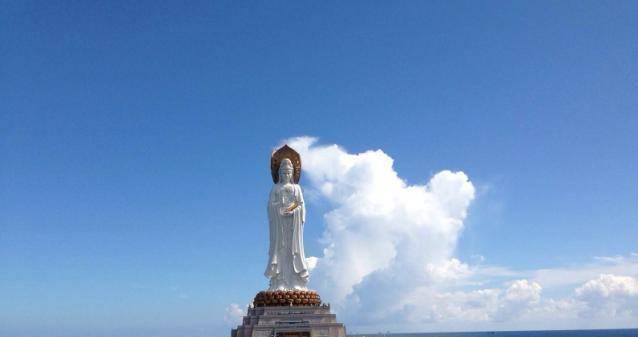 南海观音像耗资8亿高达108米,耗资八亿的南海观音
