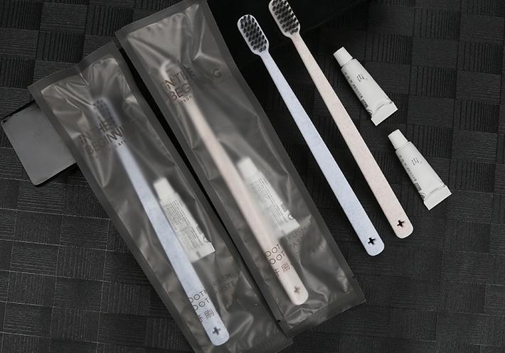 酒店牙具盒造型,星级酒店牙具图样