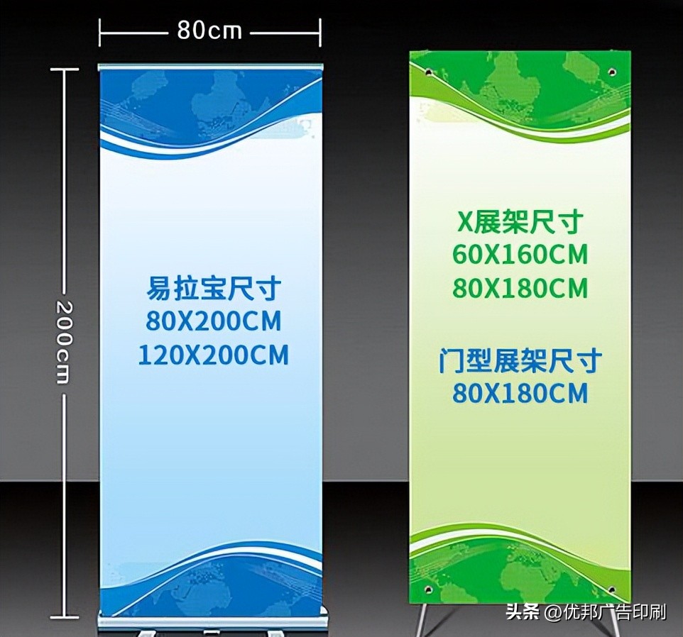 易拉宝展架和门型展架的区别,易拉宝展架设计教程