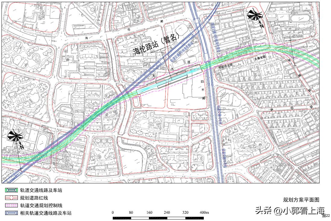 上海19和20号线虹口规划,上海19号线虹口段地铁线路图