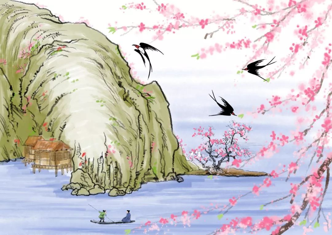 经典桃花古诗词名句大全,桃花的诗句桃之夭夭灼灼其华