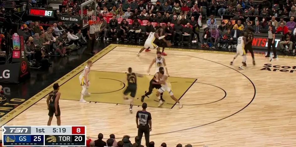 勇士队底线球战术,勇士队战术防守解读