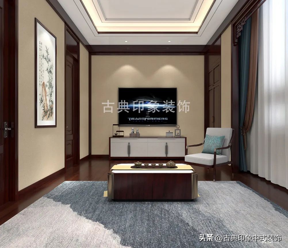 江南风格室内装修设计会所,中式园林会所效果图