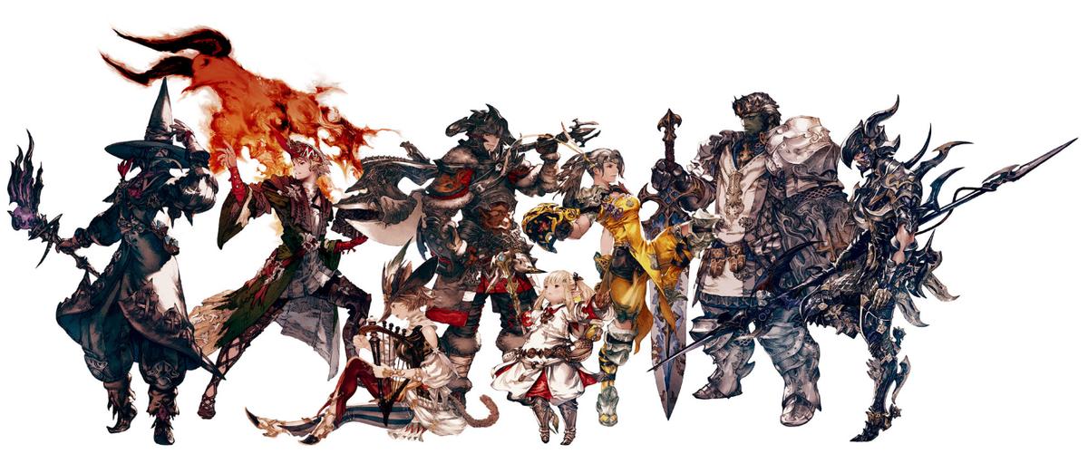 最终幻想14新手会选的五种职业，自嗨成赢家，龙骑意外的拉胯