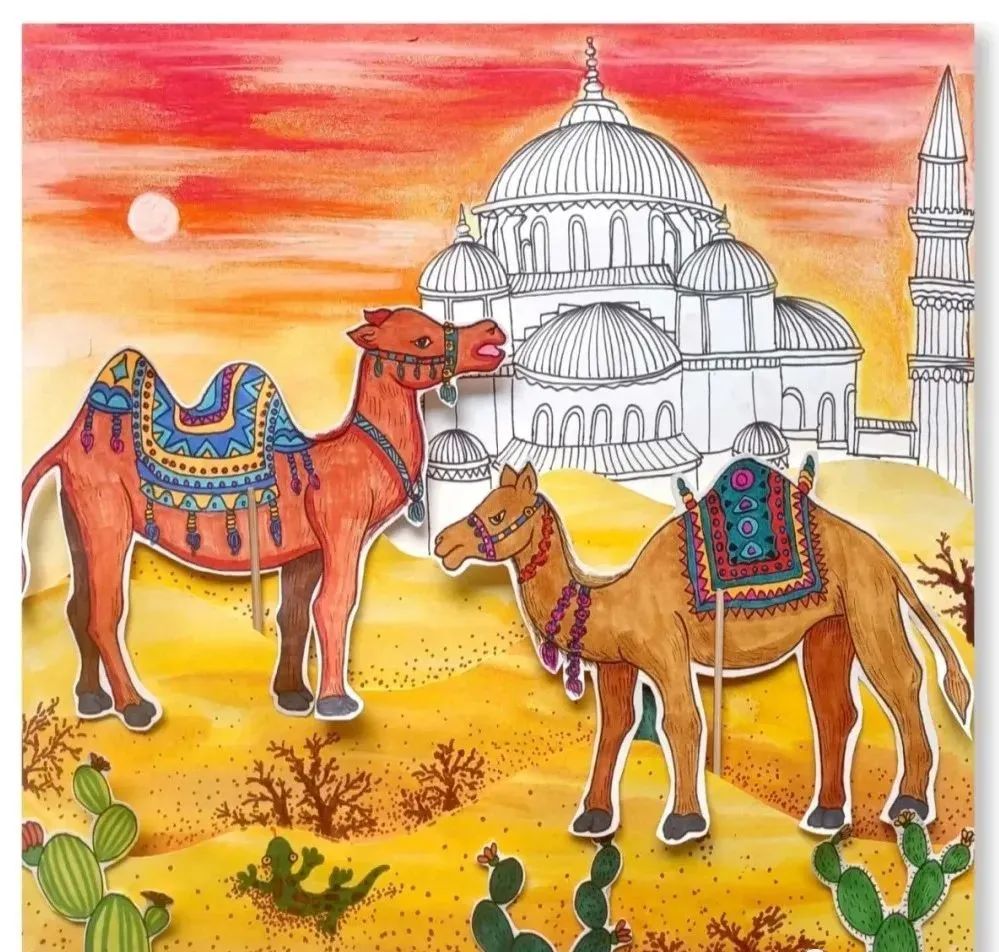 儿童地球创意画,儿童涂鸦大画集