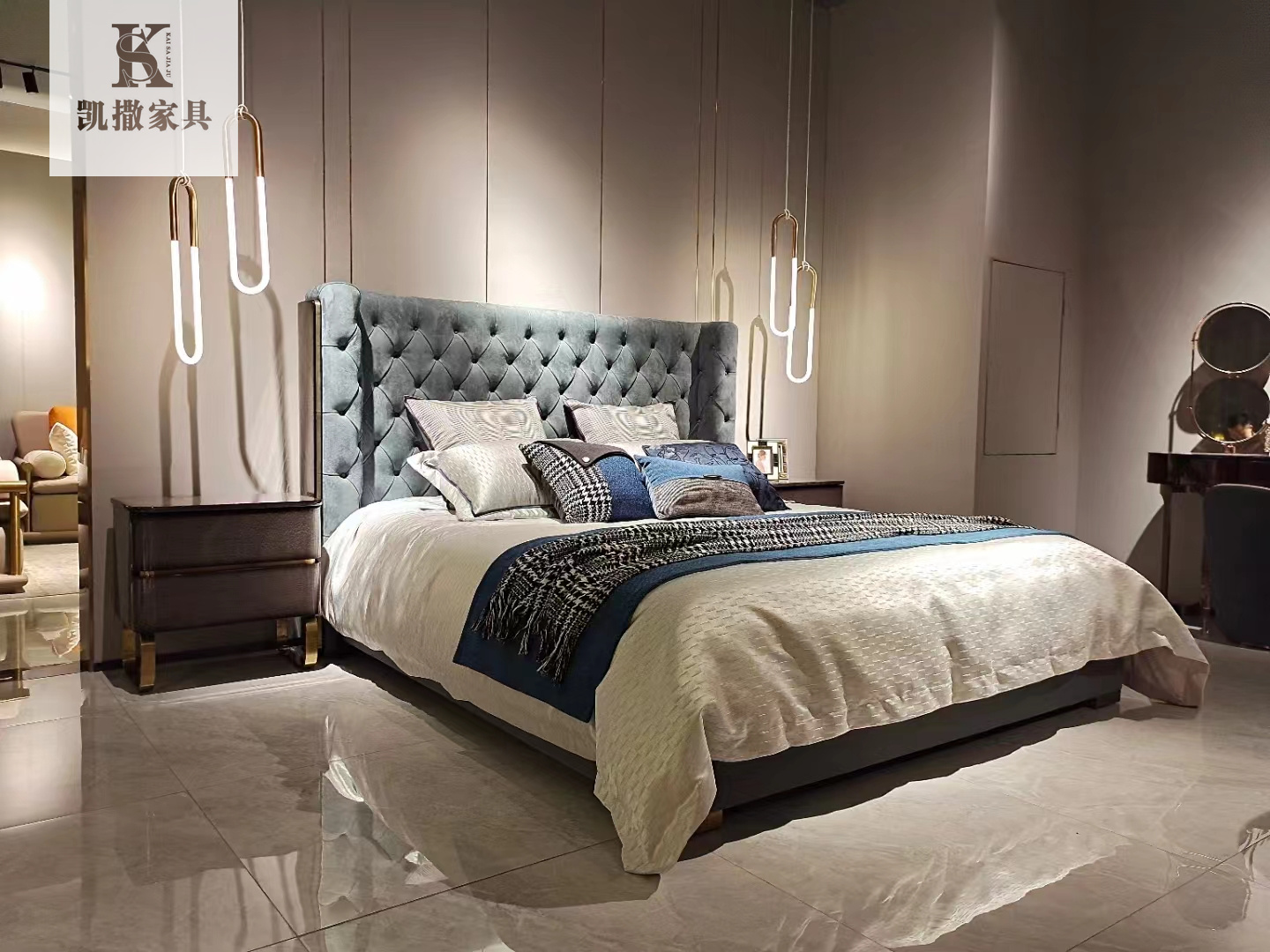 卧室墙软包和床头软包的效果,软包床头优点及缺点