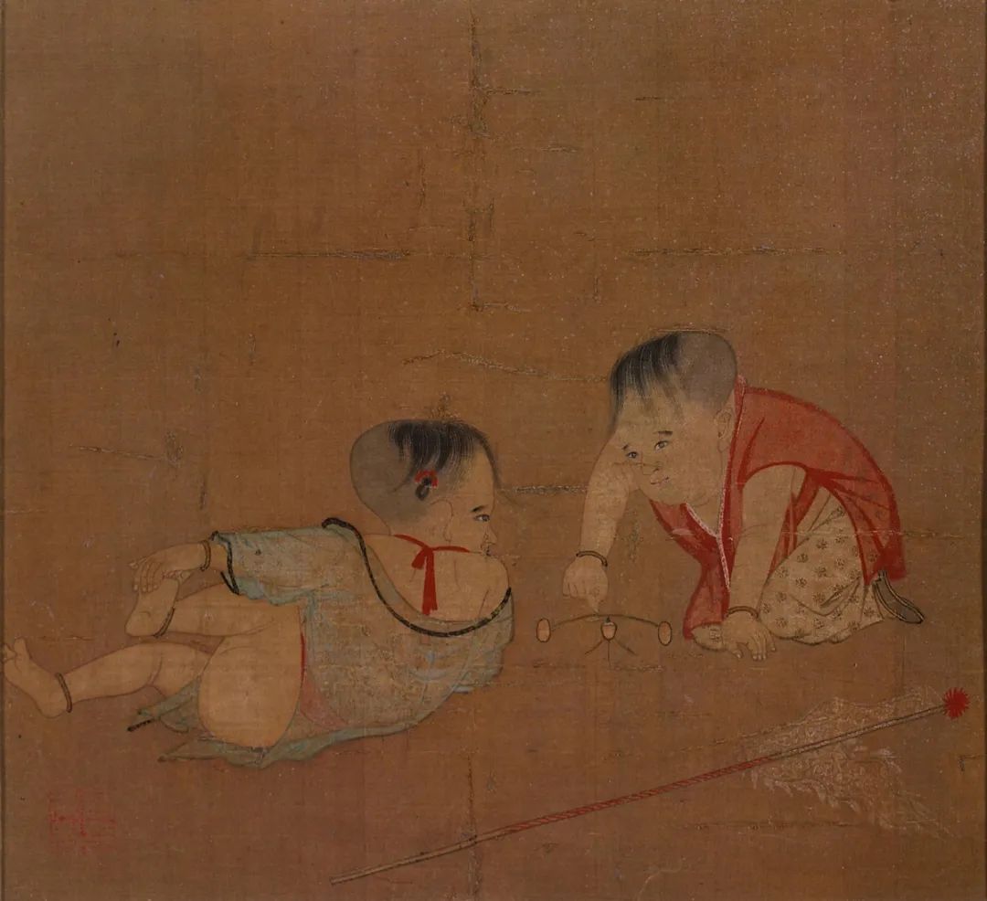 宋朝苏汉臣婴儿图,历史上的婴戏图
