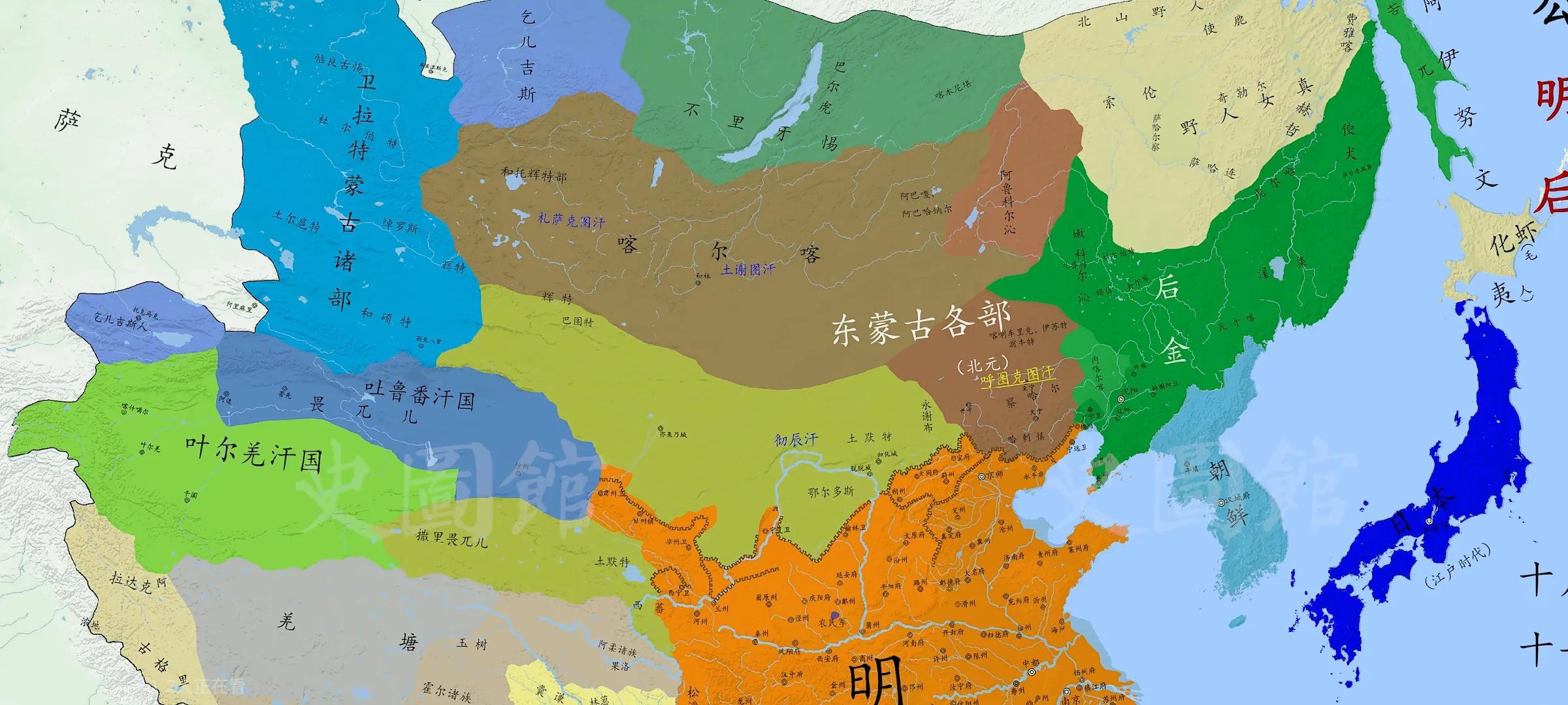 后金与朝鲜的战争,后金朝版图