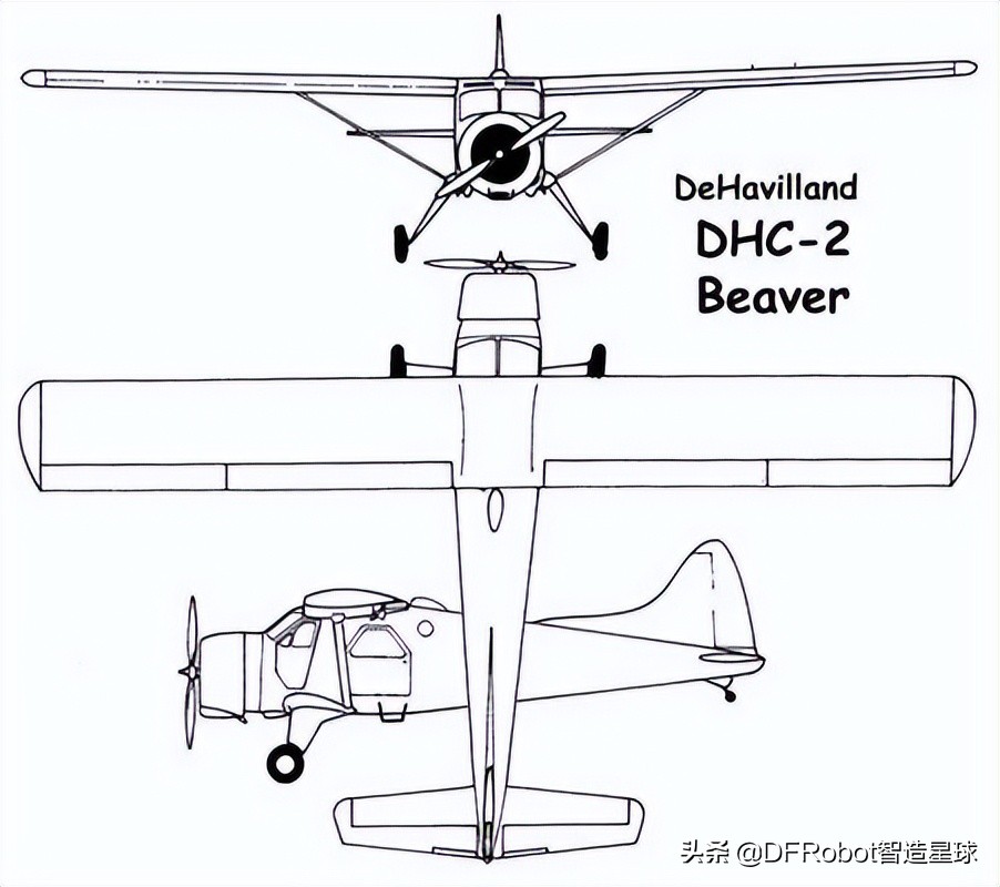 自制一架DHC-2海狸遥控飞机