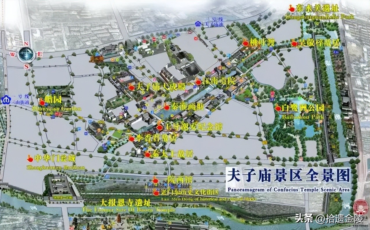 南京秦淮旅游区景点推荐大全,秦淮区景点有哪里