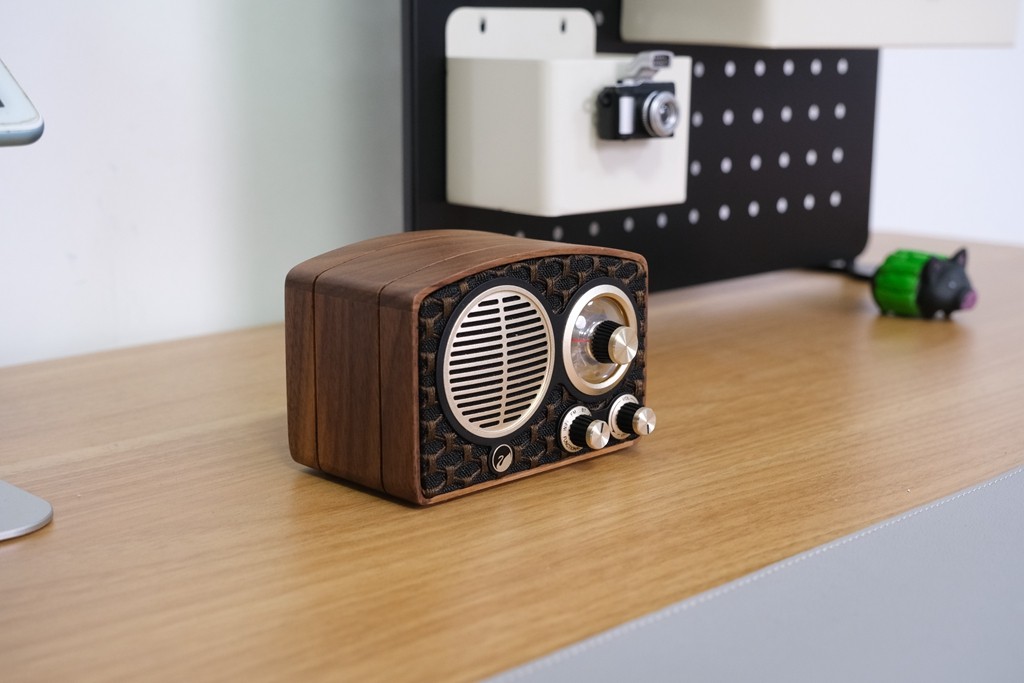 惠威MT1-Max复古网纹蓝牙音箱,swan惠威mt1-mini