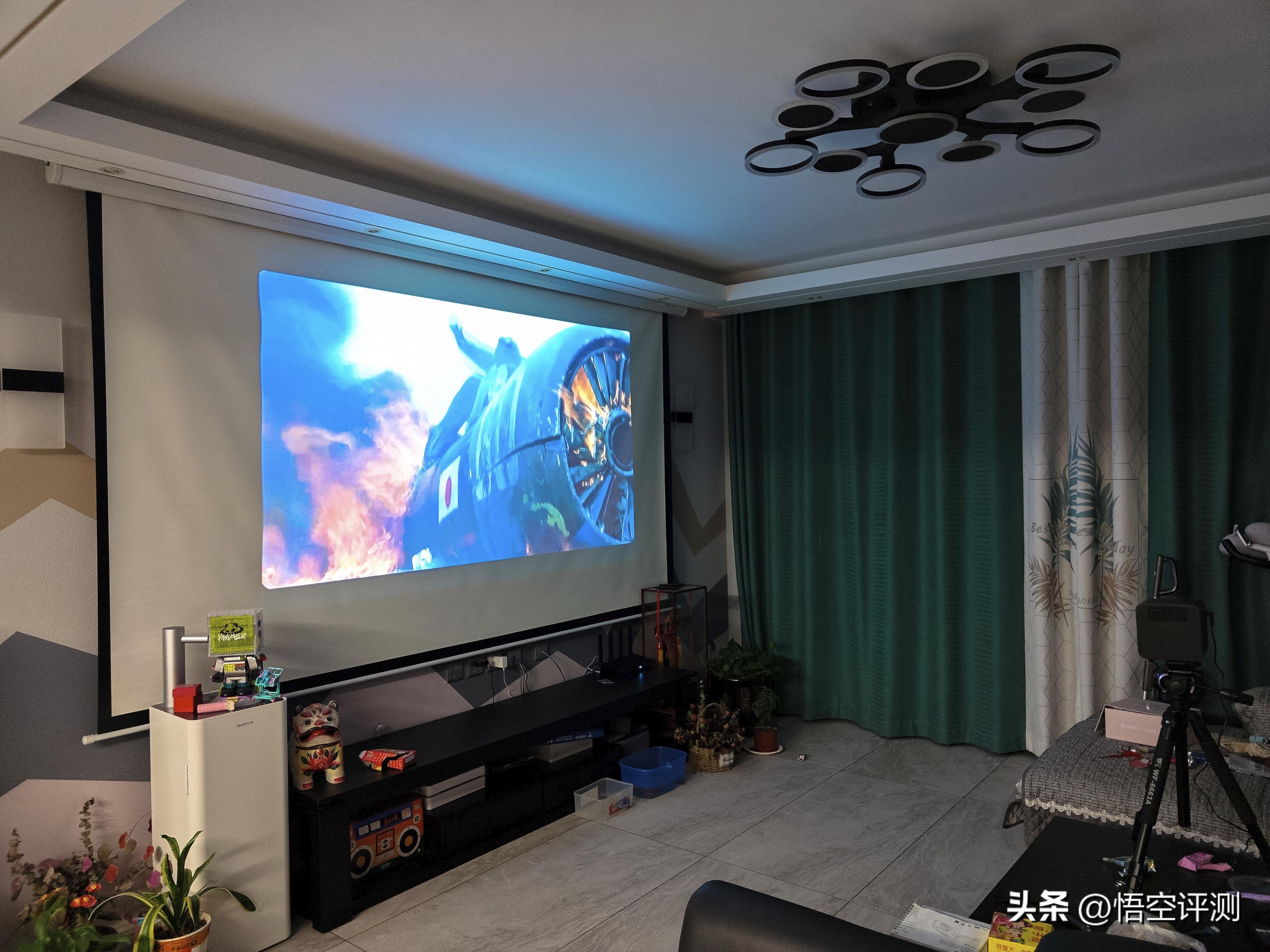 aocc1超短焦投影仪评测,3000亮度最高投影仪